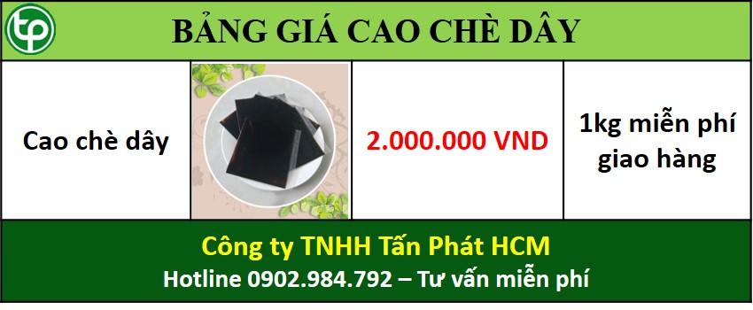 phân phối sỉ lẻ cao chè dây tại tphcm