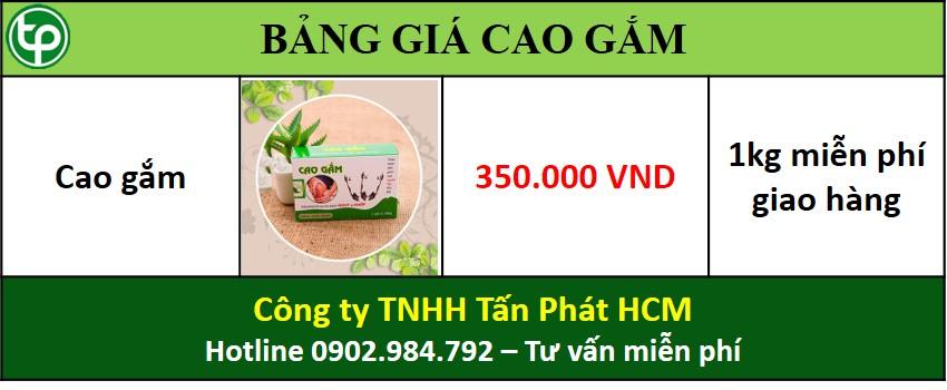 cung cấp sỉ lẻ cao gắm tại tphcm