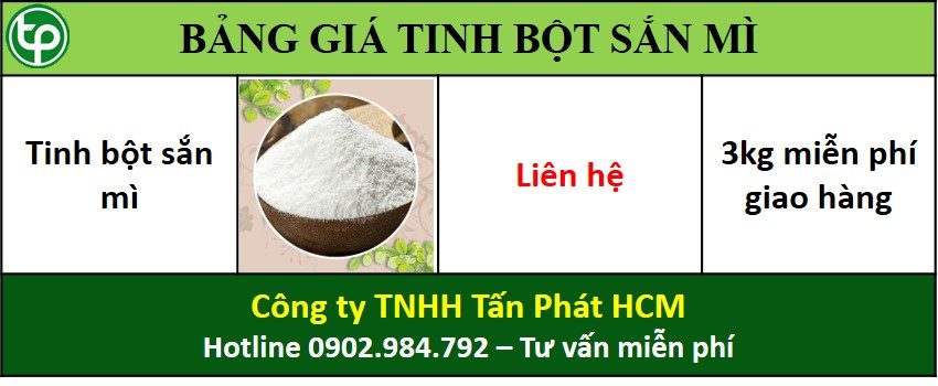 mua bán tinh bột sắn mì tại tphcm