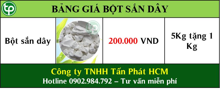 mua bán bột sắn dây tại tphcm