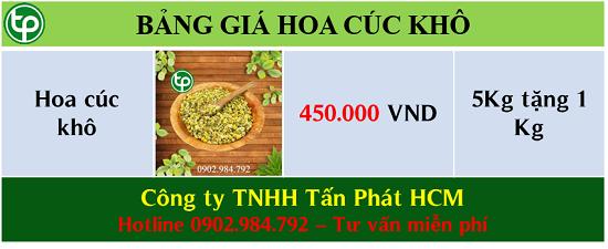 bảng giá hoa cúc khô tại tphcm