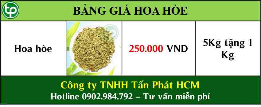 bảng giá Cây hoa hòe tại tphcm