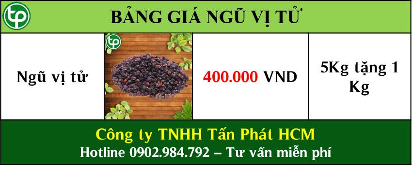 phân phối sỉ lẻ ngũ vị tử tại tphcm